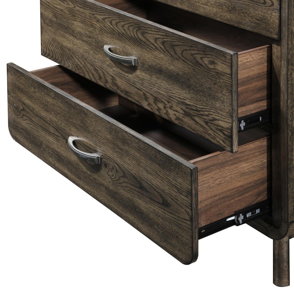 New Heritage Design Rex 5-Drawer Chest in Walnut, , large