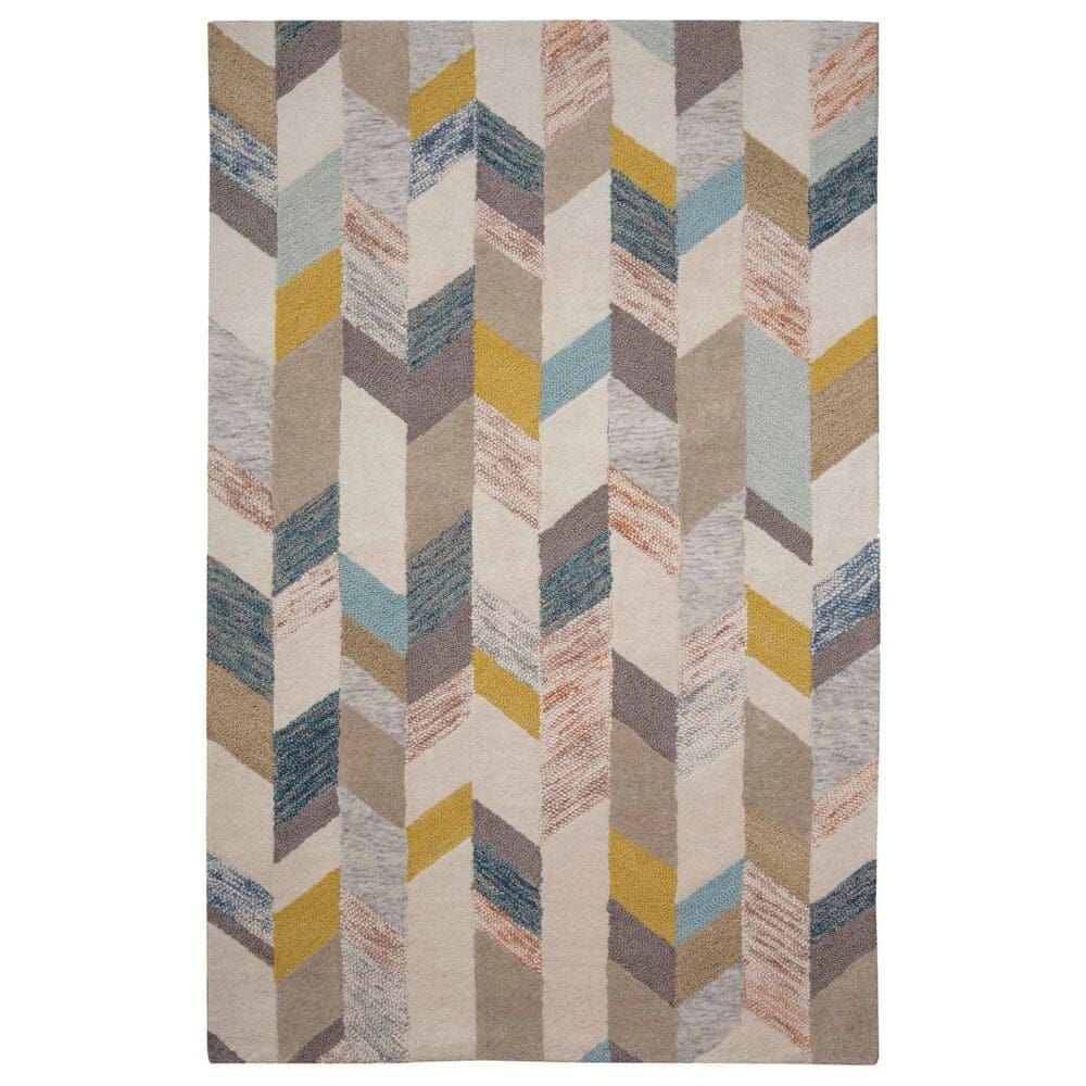 Feizy Arazad 8" x 11" Gray and Gold Area Rug, , large