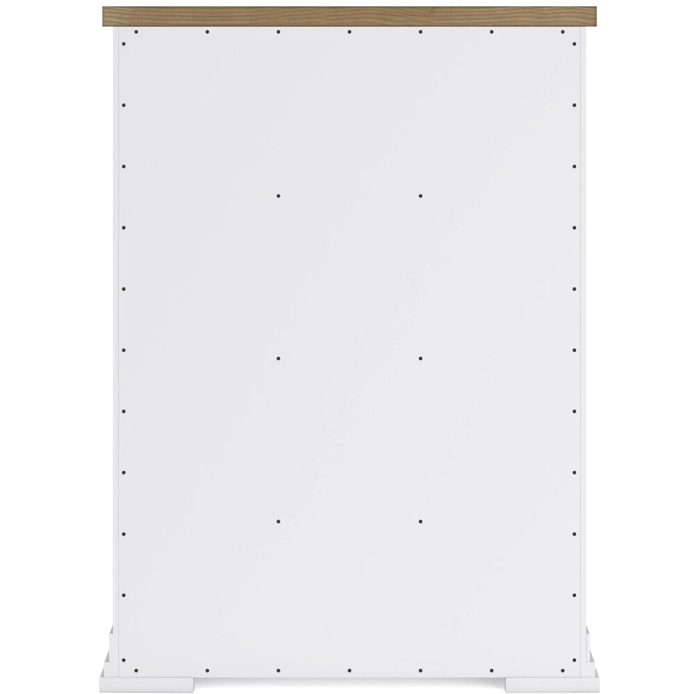 Ashley Ashbryn 5 Drawer Chest in White and Natural, , large