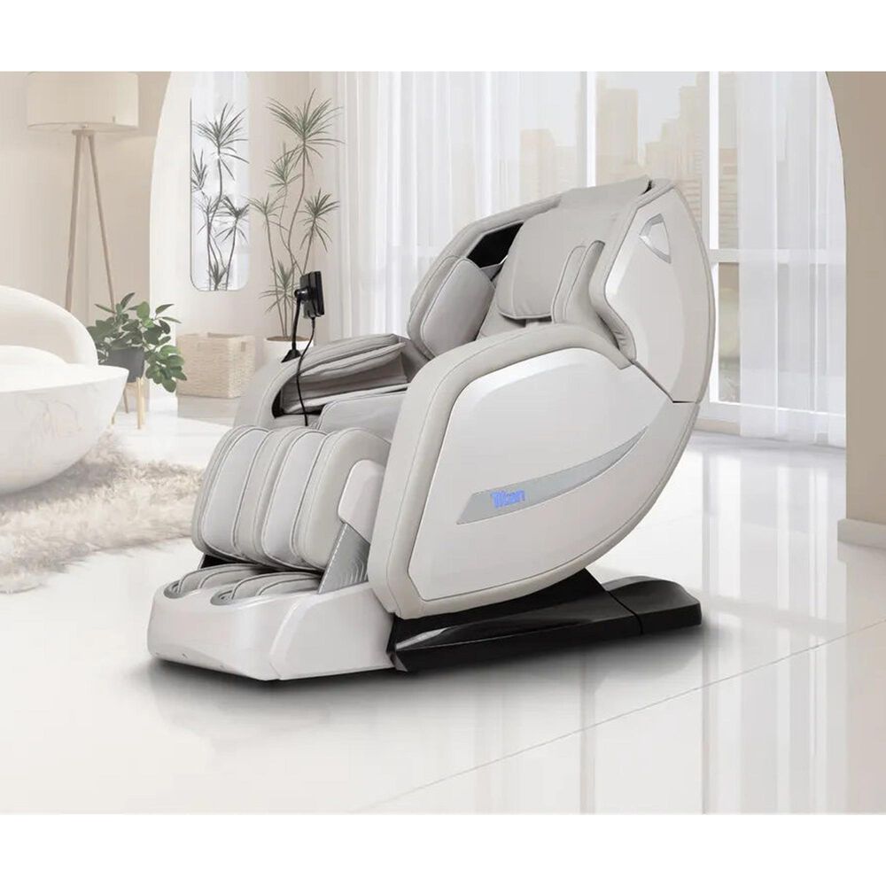 Osaki Advent 4D Power Zero Gravity Massage Chair with Spinning Calf Rollers in Taupe, , large