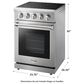 Thor Kitchen 24" Professional Electric Range in Stainless Steel, , large
