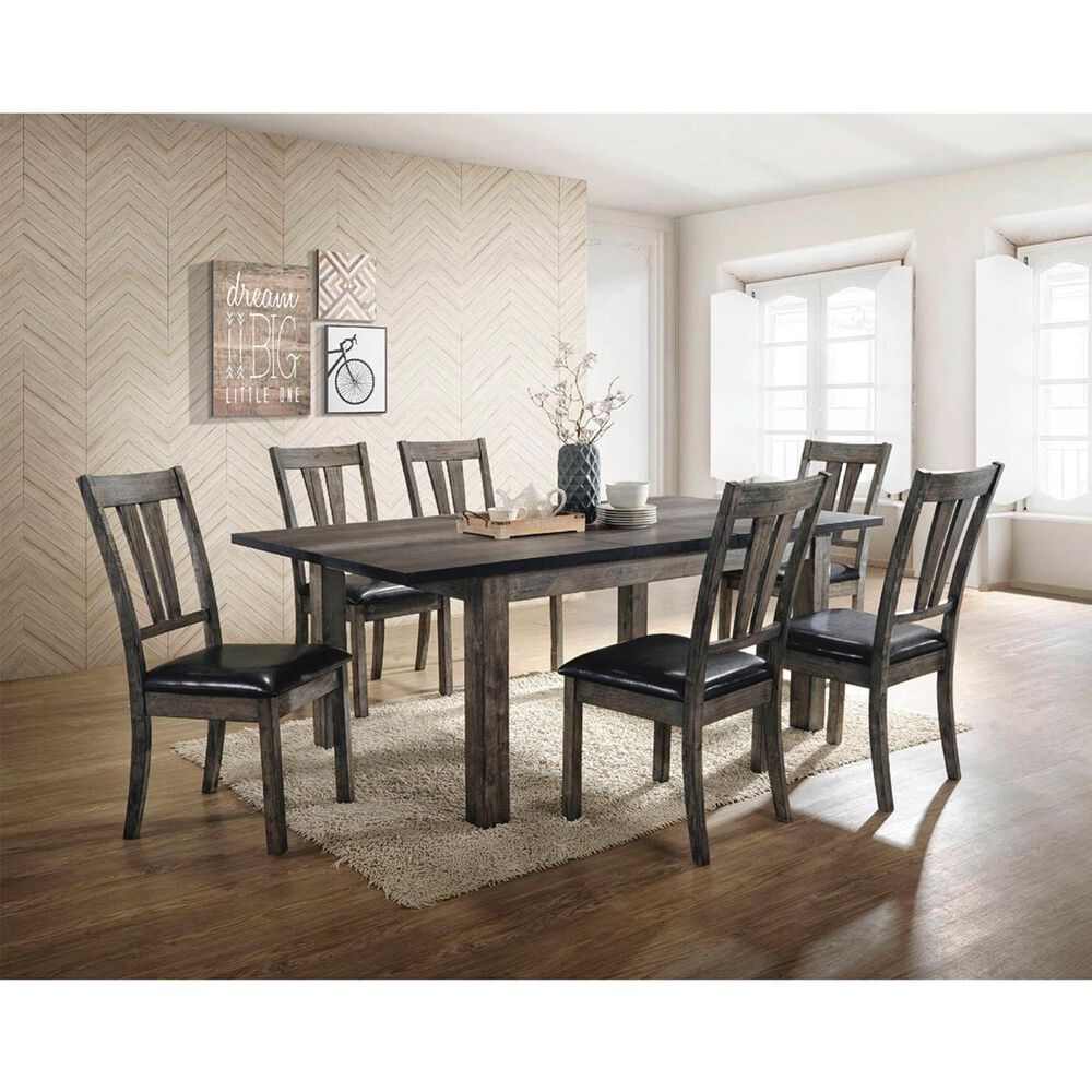 Mayberry Hill Nathan Dining Table in Gray Oak - Table Only, , large