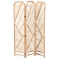 Baxton Studio Firenze Rattan Room Divider in Natural Brown, , large