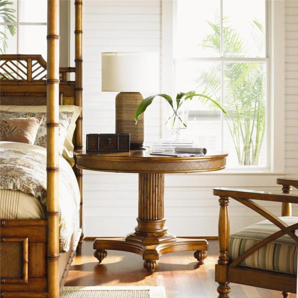 Tommy Bahama Home Island Estate Cayman Kitchen Table in Plantation - Table Only, , large