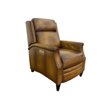 Dunraven Lombard Power High Leg Recliner with Power Headrest in Latte, , large