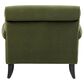 Jennifer Taylor Home Alana Chaise Lounge Chair in Olive Green Velvet, , large