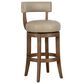Armen Living Mystic 26" Swivel Counter Stool in Portobello Brown, , large