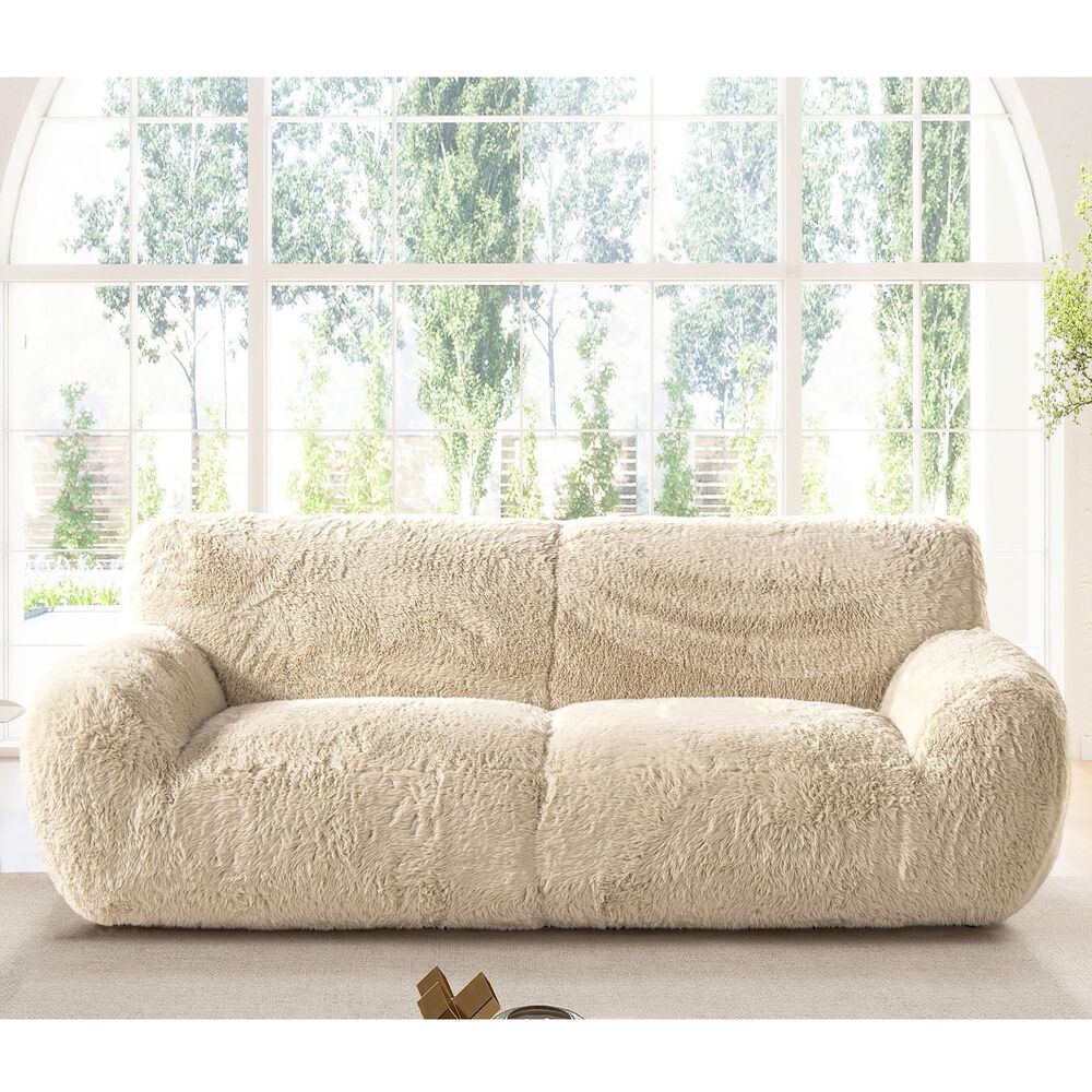 Jennifer Taylor Home Summit Stationary Sofa in Cream Beige, , large