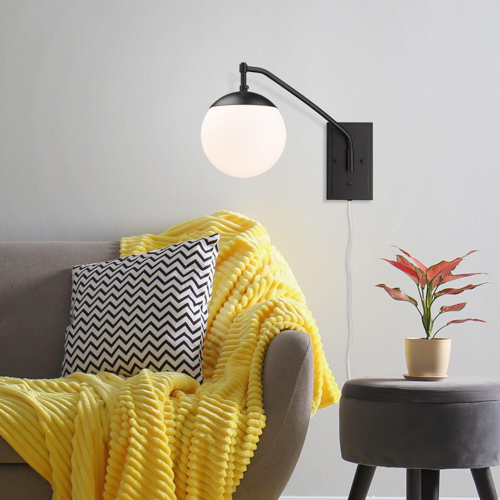 Black articulating wall sconce 2025