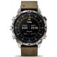 Garmin MARQ Adventurer Edition (Gen 2) Smartwatch 46 mm Damascus Steel Case with Brown Band, , large