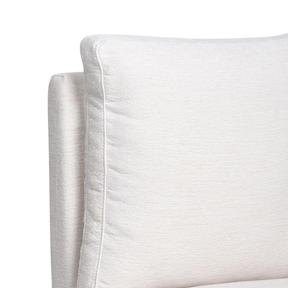 Hawthorne Furniture Upholstered Side Chair with Pillow Back in Cream, , large