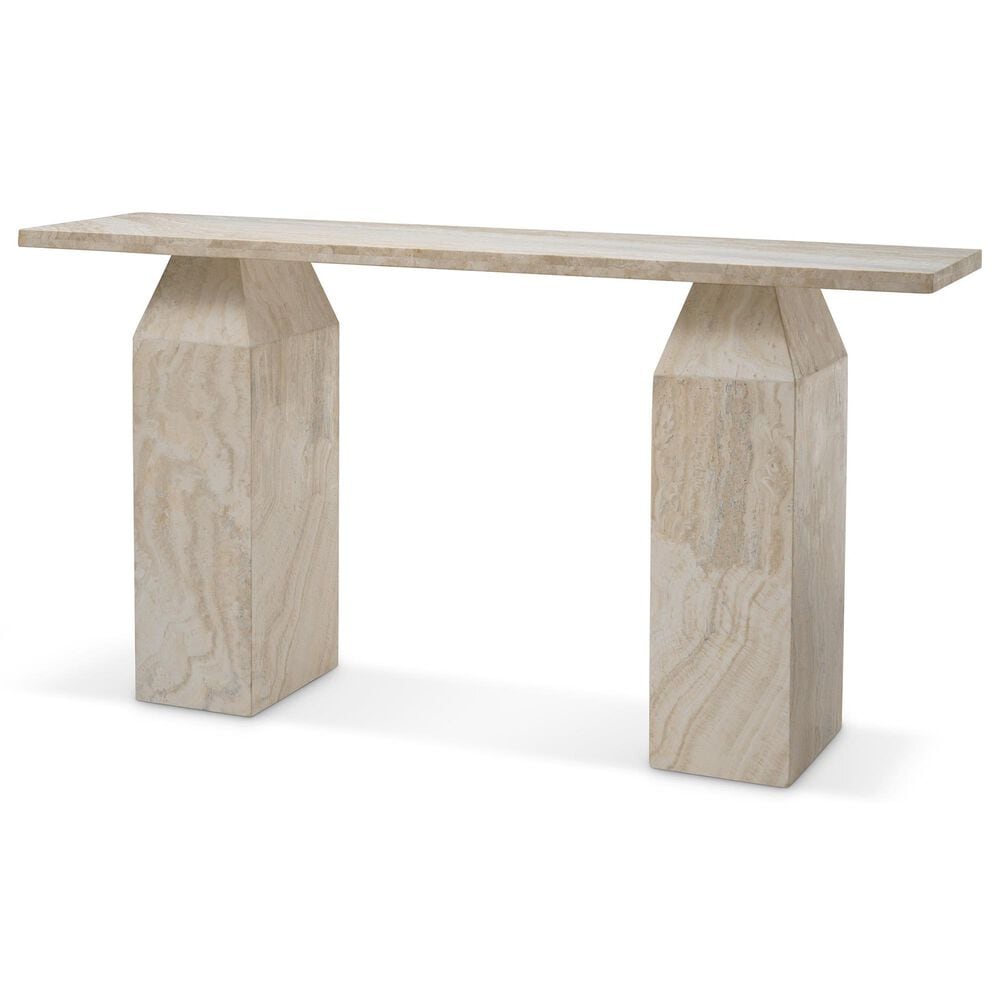EICHHOLTZ Tarragona Console Table in Travertine, , large