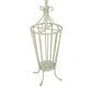 Maple and Jade 12-Hook Freestanding Coat Rack with Umbrella Storage Base in Distressed White, , large