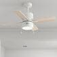 Hunter Beck 42" Ceiling Fan with LED Lights in Fresh White, , large