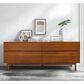 Natural Bamboo Furnishings 4 Drawer Double Dresser, , large