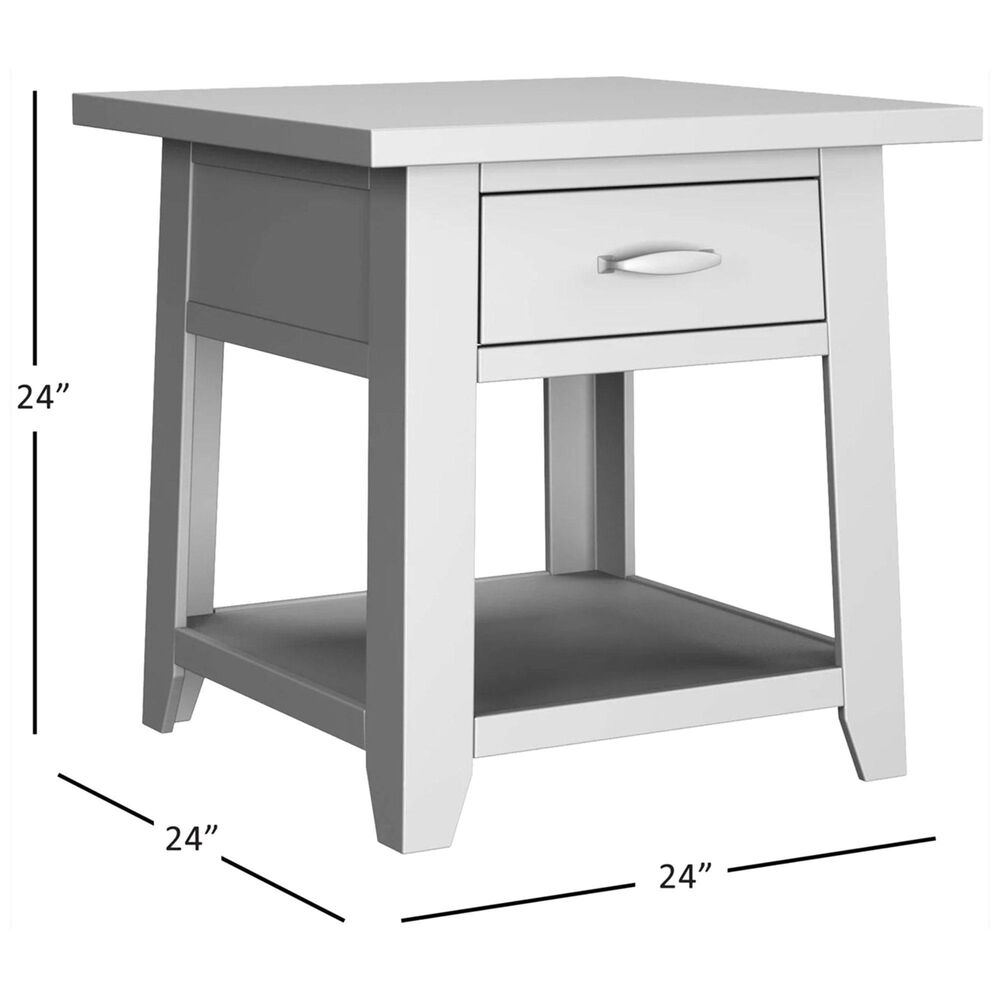 Waltham Telluride End Table in Driftwood, , large