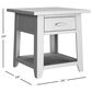 Waltham Telluride End Table in Driftwood, , large