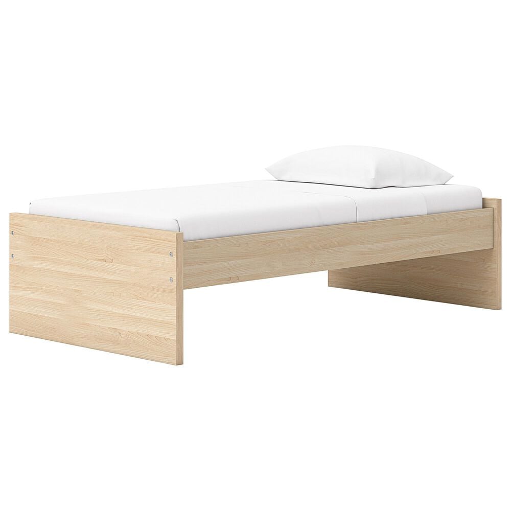 Ashley Onita Twin Platform Bed in Natural, , large