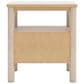Ashley Cadmori 1-Drawer Nightstand in Brown and White, , large