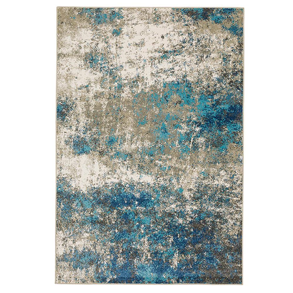 Oriental Weavers Venice Rimini 6&#39;7&quot; x 9&#39;2&quot; Blue and Beige Area Rug, , large
