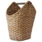 Creative Coop Braided Bankuan Toilet Paper Basket with Wood Handle in Natural, , large