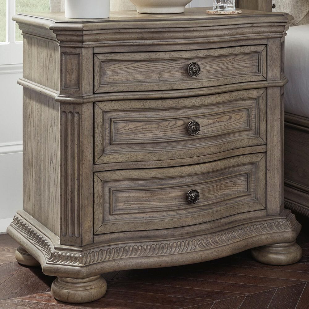 Ashley Ardenfield 3-Drawer Nightstand in Light Brown, , large