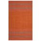 Safavieh Montauk MTK214B 5" x 8" Orange and Red Area Rug, , large