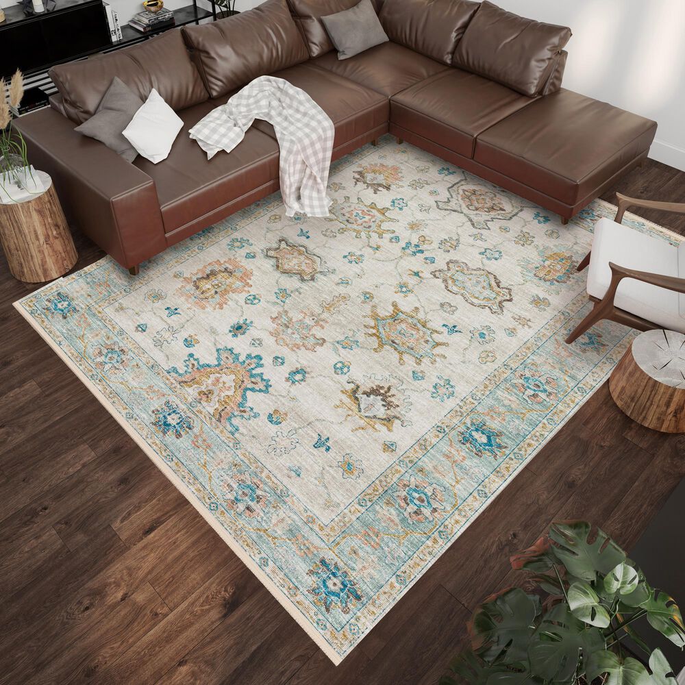 Dalyn Rug Company Marbella Oriental 9&#39; x 13&#39; Ivory Area Rug, , large