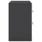 Ashley Zuraleus Queen Upholstered Panel Storage Bed with Two Nightstands in Matte Black, , large