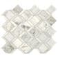 Dal-Tile Sublimity Daphne White Balance 13" x 10" Marble Mosaic Sheet, , large