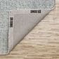 L&R Resources Criss Cross Ivory and Stone Blue 12" x 15" Area Rug, , large