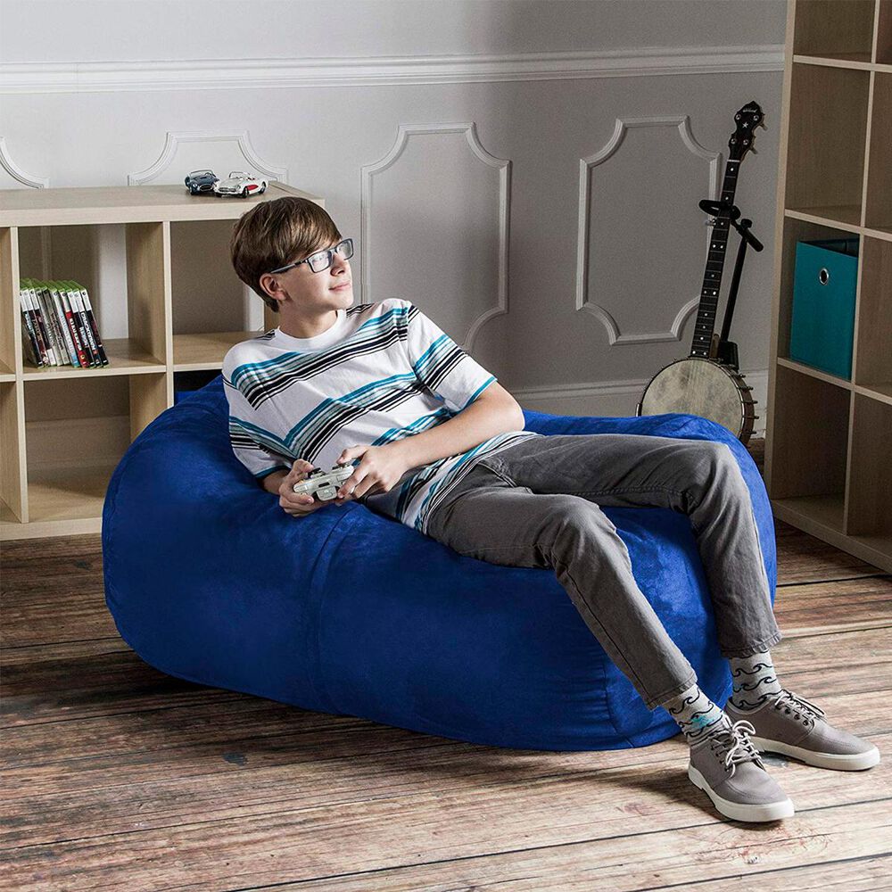 Jaxx 4&#39; Lounger Bean Bag in Blueberry, , large