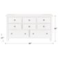 New Heritage Design Tamarack 8 Drawer Dresser in White, , large