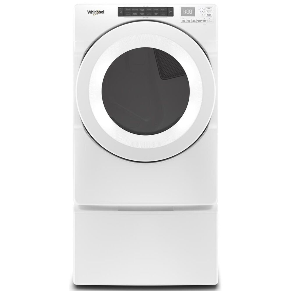 Whirlpool 7.4 Cu. Ft. Electric Dryer in White, , large