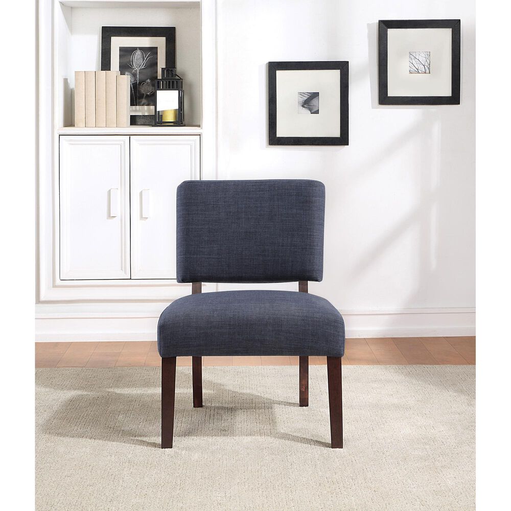OSP Home Jasmine Accent Chair in Navy, , large