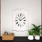 Maple and Jade Farmhouse Wall Clock in Whitewashed, , large