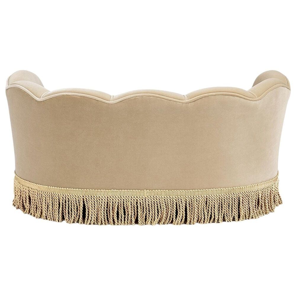Jennifer Taylor Home Clara 34.5" Scalloped Pet Sofa Bed in Fawn Brown, , large