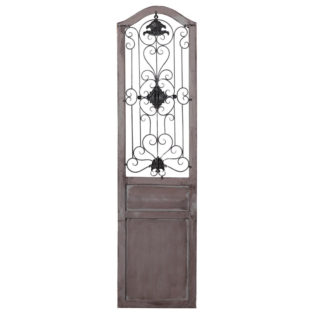 Maple and Jade 72&quot; x 19&quot; Wall Decor in Distressed Brown, , large