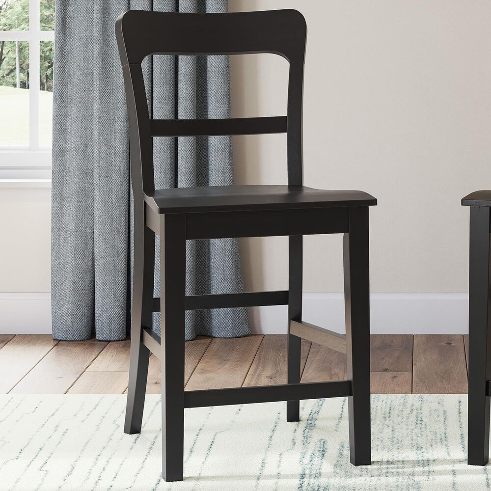 Ashley Greddinton Counter Stool in Black, , large