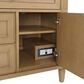 James Martin Vanities Lorelai 36" Single Vanity in Light Natural Oak with 3 cm White Zeus Quartz Top, , large