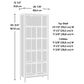 Sauder 9-Shelf Tall Cubby Bookcase in Blade Walnut, , large