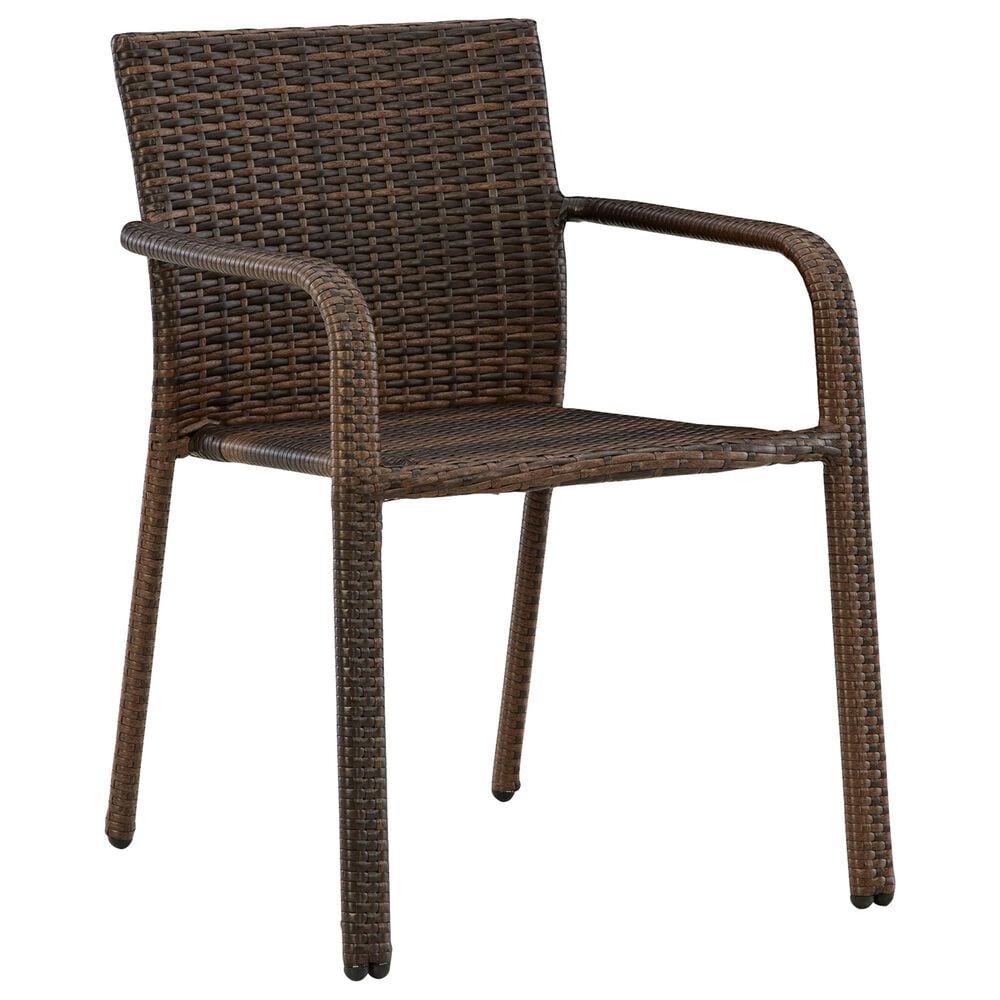 Ashley Mimis Reef 3-Piece Patio Bistro Set in Brown, , large