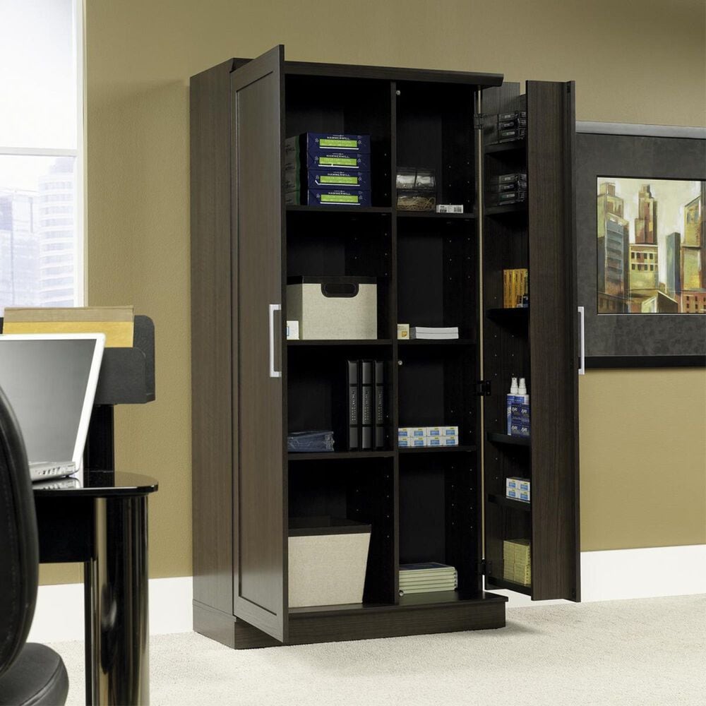 Sauder HomePlus Large Storage Cabinet with Door in Dakota Oak, , large