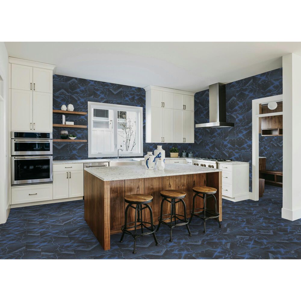 Emser Parkview Blue 12&quot; x 24&quot; Matte Porcelain Tile, , large