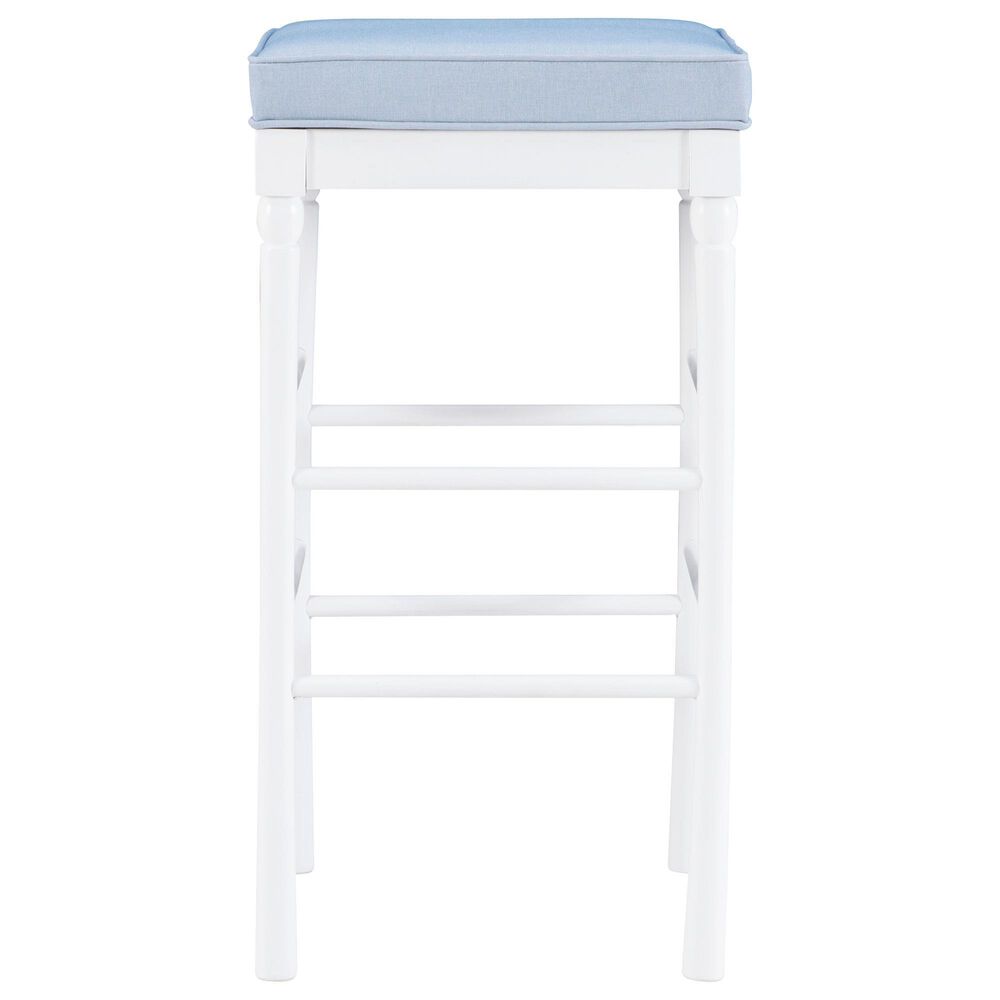 Linon Home Decor Dehart Bar Stool in White, , large