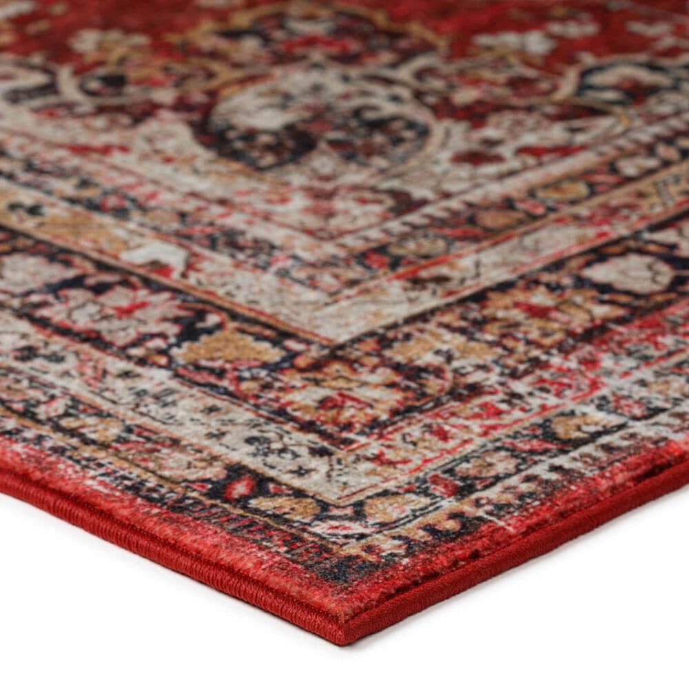 Dalyn Rug Company Jericho 2&#39;6&quot; x 10&#39; Garnet Indoor/Outdoor Runner, , large