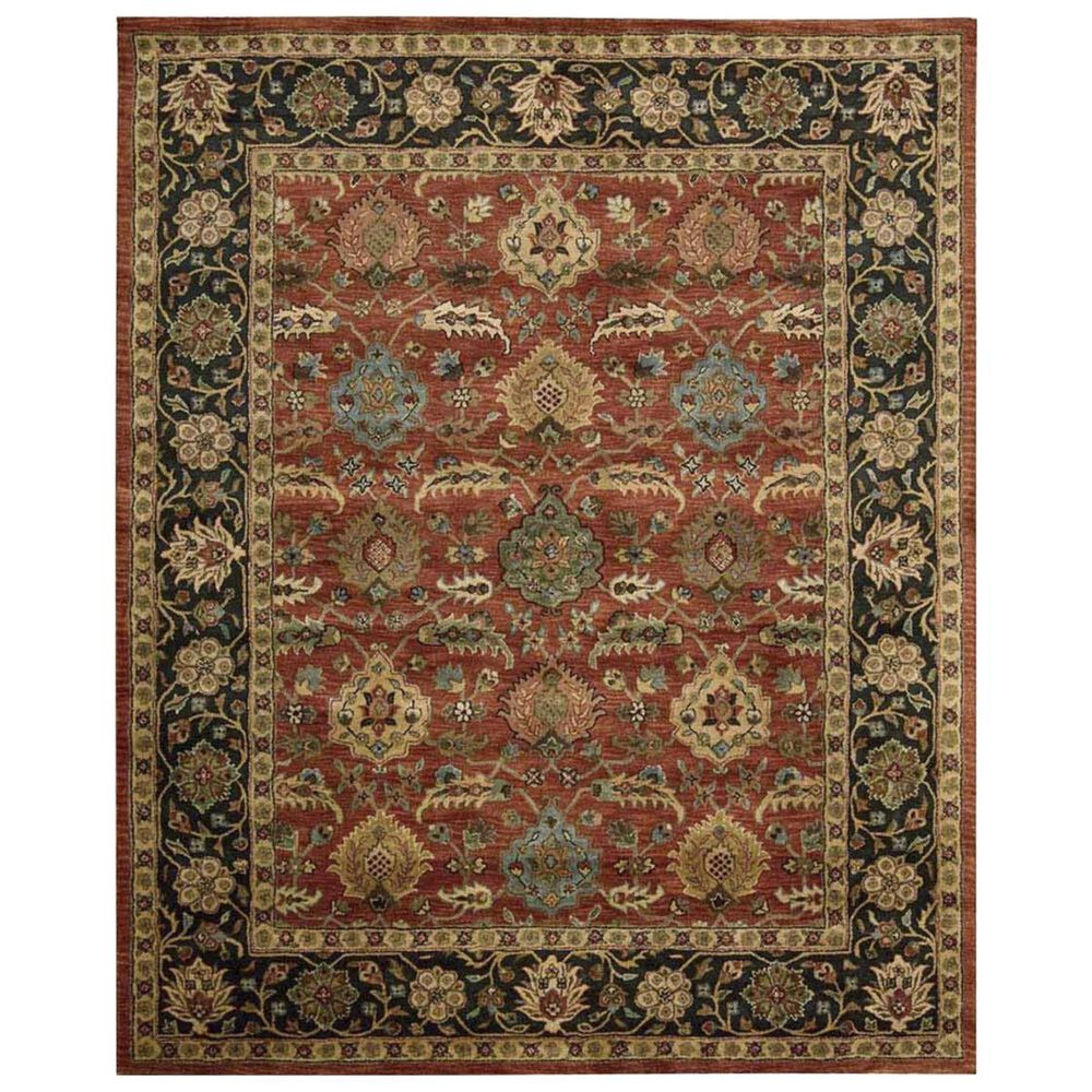 Nourison Jaipur JA35 5'6'' x 8'6'' Brick Area Rug, , large