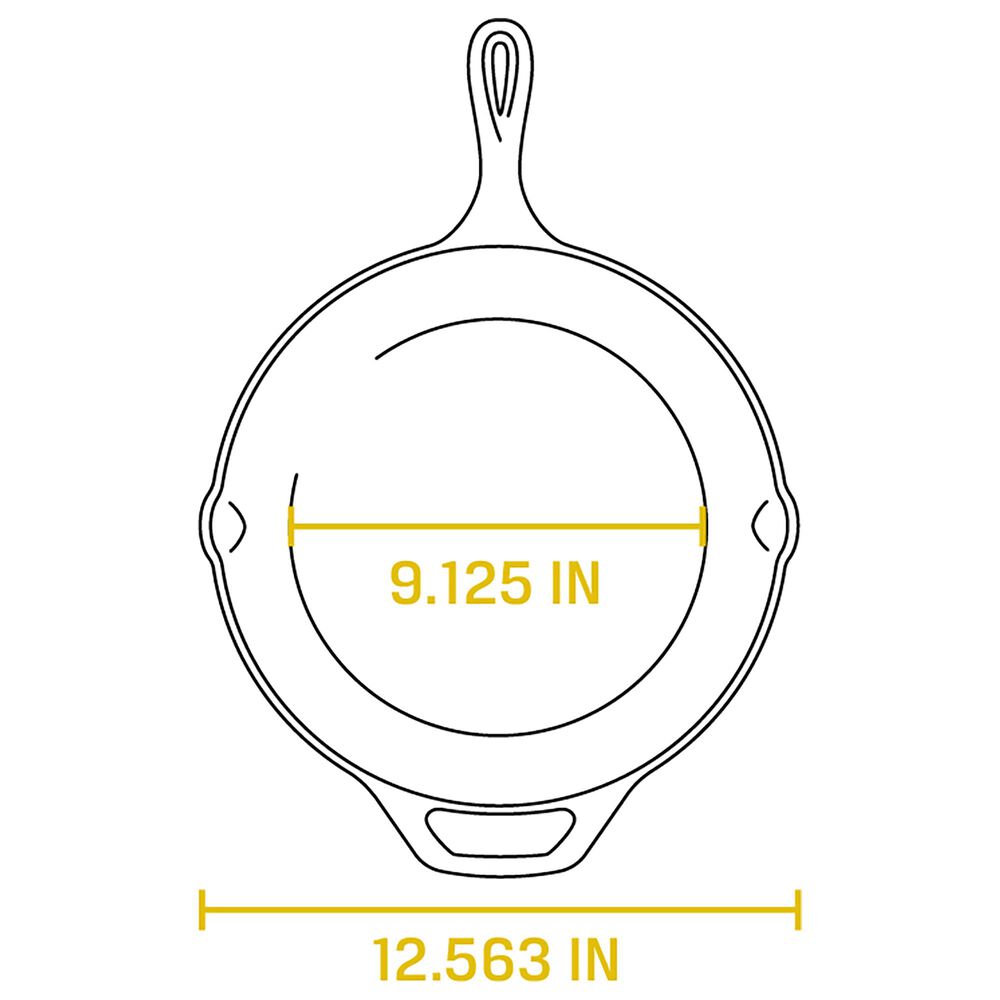 Lodge Cast Iron 12&quot; Cast Iron Skillet in Black, , large