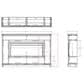 Legends Home Sonoma Fireplace Mantel in Jasmine White Wash and Barnwood, , large