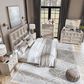 Furniture of America Hatton 6-Piece Queen Bedroom Set in Tawny, , large